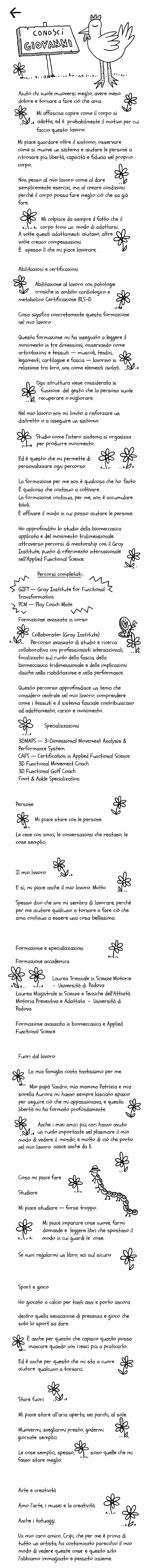 Conosci Giovanni: formazione, abilitazioni e percorsi di specializzazione.